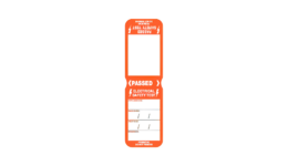 Compliance Tag orange small
