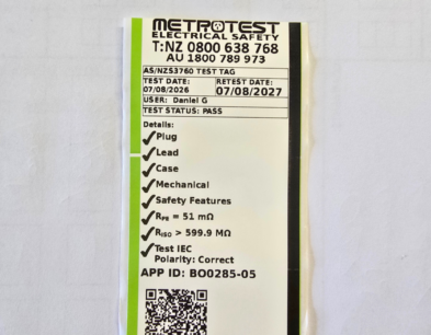 Electrical Test Tag Compliance in NZ: What AS/NZS 3760:2022 Actually Requires